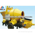 trailer concrete pumping machine with mixer with diesel engine China factory